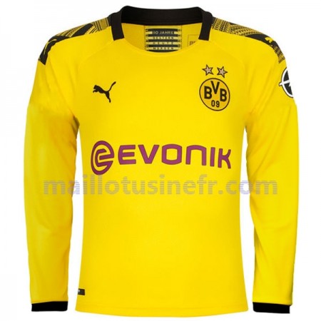 Maillot de Foot Borussia Dortmund Domicile 2019-20 Manches Longues